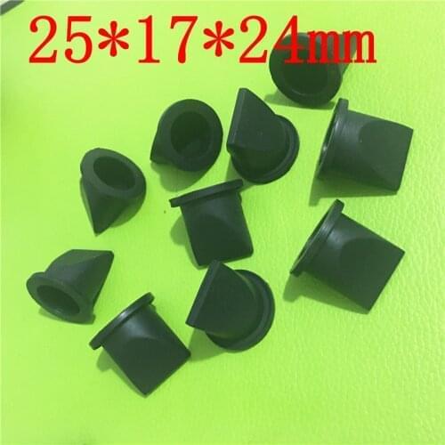 10PCS 25 * 17 * 24MM large silicone black anti-backflow duckbill valve Check valve for ice cream machine
