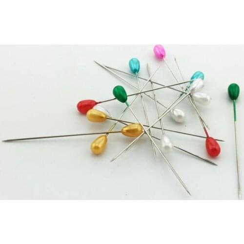 100pcs/lot 5*55mm Pearl head Needle Positioning pin DIY Sewing Tools Supplier