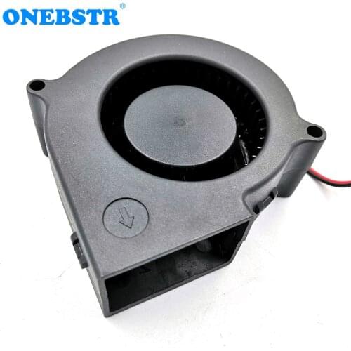 7530 Brushless Turbo Fan DC 5V 12V 24V Blower Cooler Fan DC Centrifugal Blower Fan 7.5cm 2PIN Heatsink Radiator Free Shipping
