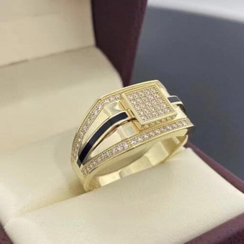 CHUHAN Gold Rings For Men