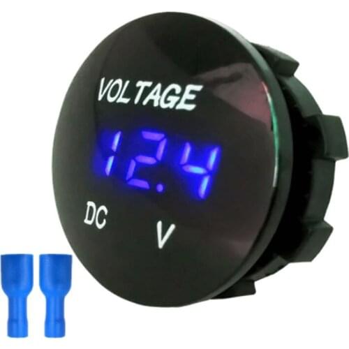 DC 12V-24V Digital Panel Voltmeter Voltage Meter Tester Led Display For Car Auto Motorcycle Boat ATV Truck Refit Accessories