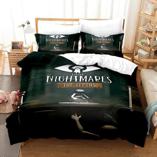 Little Nightmares Bedding Set Single Twin Full Queen King Size Little Nightmares Bed Set Childrens Kid Bedroom Duvetcover 010