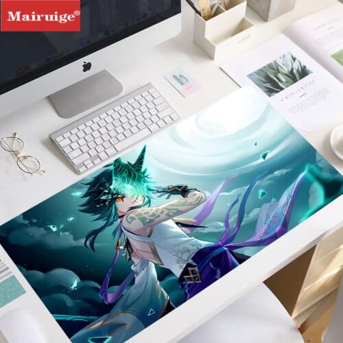Genshin Impact 90x40cm Large Mouse Pad Gaming Accessories PC Laptop Gamer Mousepad Anime Antislip non-skid laptop mouse pad mat