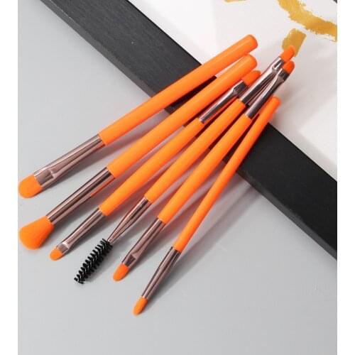 MAANGE Pro 6 Pcs Makeup Brushes Set Eye Shadow Foundation Powder Eyeliner Eyelash Lip Eye Make Up Brush Cosmetic Beauty Tool Kit