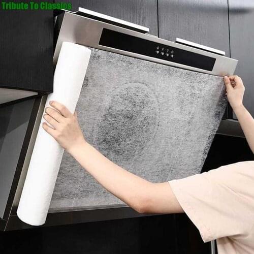 10M Kitchen Oil Sticker Range Oil-Proof Sticker Hood Oil Filter Paper Moisture-proof Transparent Oil-Absorbing Paper New