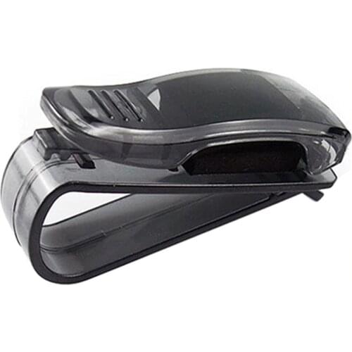 Fashion Black Auto Car Vehicle Visor Glasses Sunglasses Ticket Card Holder Clip Car Styling Accessories