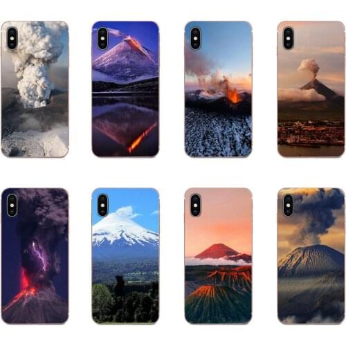 Soft Capa Case For Huawei Mate 30 Pro Lite 20s NOVA 6 SE 5 P40 p30 lite Honor V30 20 Pro Wonders Nature Volcano