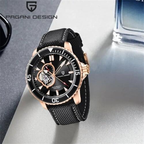 PAGANI DESIGN Mechanical Watches Luxury Premium Brand Automatic Mens Watch Sapphire Crystal Mens Watch Mechanic Orologio Uomo