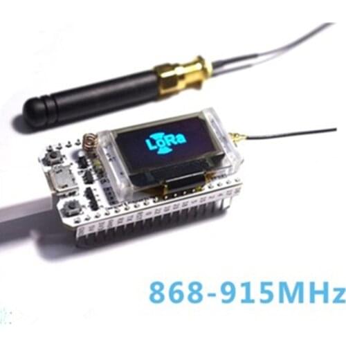 NEW 868MHz/915MHz LoRa ESP32 OLED Wifi SX1276 Module IOT Development Board with Antenna For Arduino Electronic Diy Kit PCB