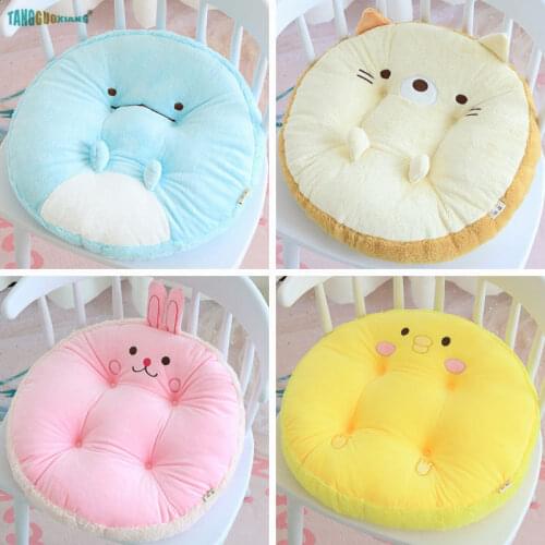 45cm sumikko gurashi Plush Toys cushion Dog cat Soft Stuffed Plush bear rabbit Chicken Sofa chair backrest Kids Gifts