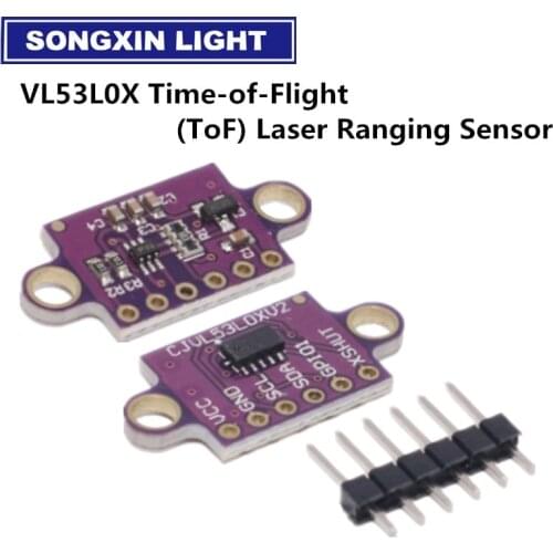 VL53L0X Time-of-Flight (ToF) Laser Ranging Sensor Breakout 940nm GY-VL53L0XV2 Laser Distance Module I2C IIC