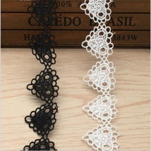 High Quality black White Lace Ribbon Trims Underwear Lace Trim Embroidered For Sewing Decoration lace fabric