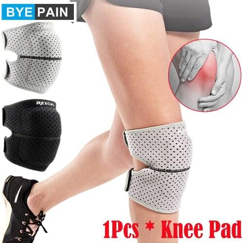 1Pcs Elastic Sports Knee Pads, Non-Slip Sponge Knee Guard Protector Knee Brace Support for Volleyball Basketball Football Hockey