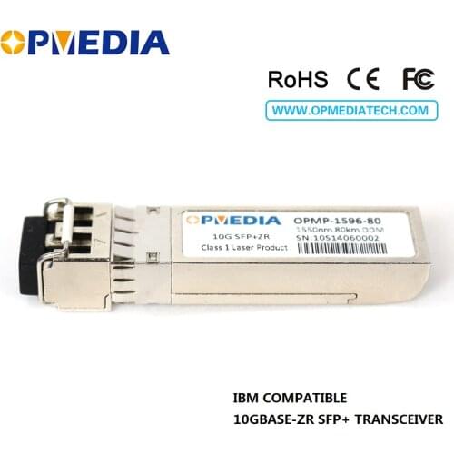 3 YEARS WARRANTY! IBM compatible,10GBASE-ZR SFP+ transceiver,10G 1550nm 80km SFP+ optical module with LC connector and DDM