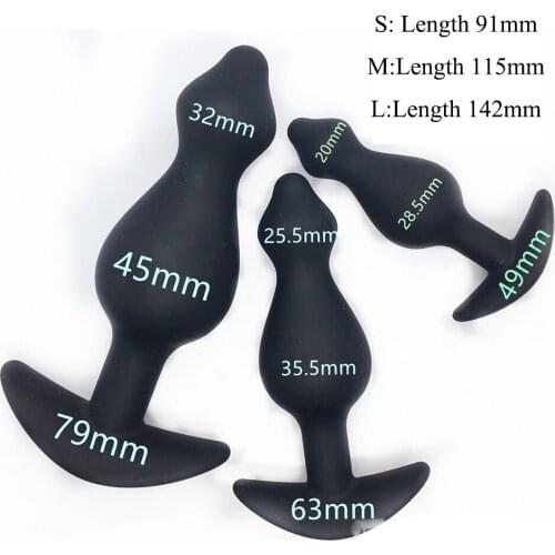 3 Types Small Silicone Anal Plugs Beads Dildo Anal Sex Toys For Woman Male Prostate Massager Butt Plug Gay Sex Toys