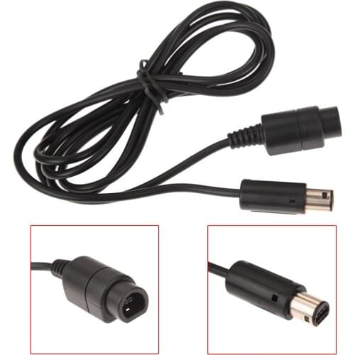 ALLOYSEED 1.8m Controller Extension Cable for GameCube Black Controller Extension Cable for GC NI5L Nintendo Gamecube Cable