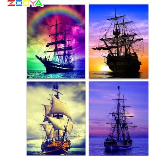 Full Drill Square 5D Diamond Painting Ship Sale Diamond Embroidery Scenery Picture Diamond Mosaic Full Layout Home Decor ZH064