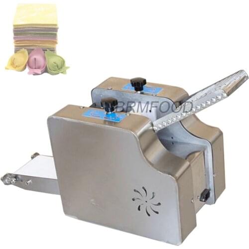 Stainless Steel Flour Tortilla Dumpling Wrapper Automatic Dumpling Skin Machine Electric Wonton Wrapper Machine