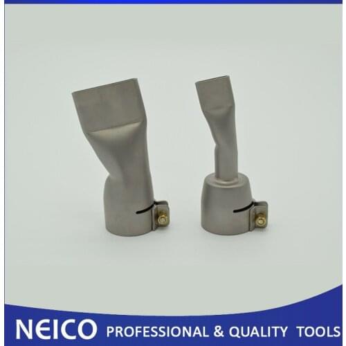 Free Shipping , 2PCS Welding Nozzles For Leister / Bak Hot Air Heat Gun ,20mm And 40mm Flat Weld Nozzle