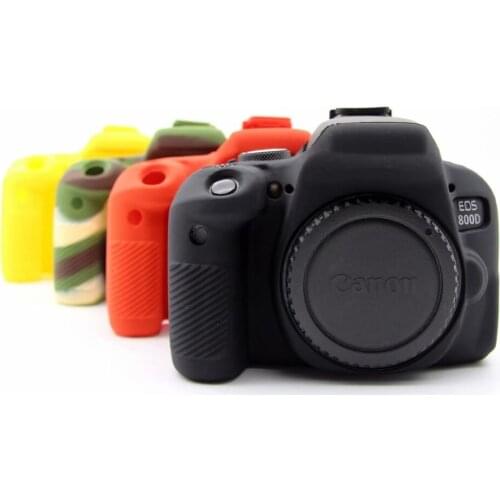 Free tracking Nice Soft Silicone Rubber DSLR Camera Video Bag For canon 800D DSLR Camera