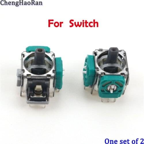ChengHaoRan 2pcs Nintend Switch pro handle original 3D joystick NS PRO manipulation remote pole 3D remote sensing