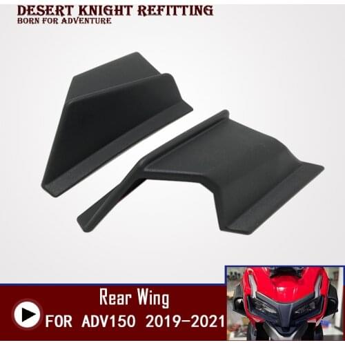 FOR HONDA ADV150 2019 2020 2021 YAMAHA Rear Wing Downforce Naked Spoiler Deflector