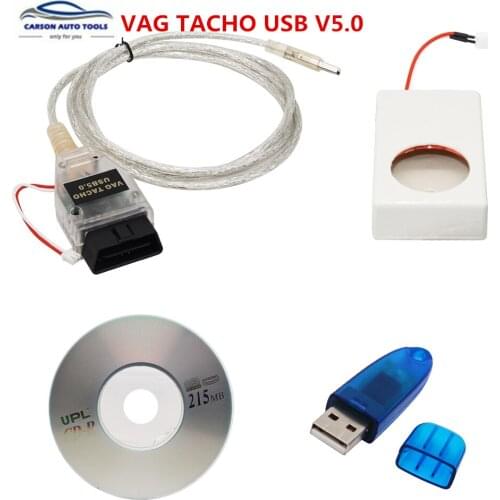 For VAG Tacho 5.0 USB Version FT245RL VAGTACHO USB Supports VDO NEC MCU 24C32 or 24C64 VAG Tacho V5.0 Quality Stable Free Ship