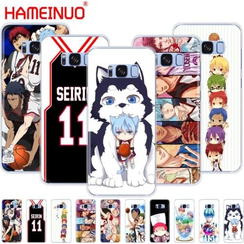 HAMEINUO Kuroko no Basket kawaii Tetsuya anime cell phone case cover for Samsung Galaxy S9 S7 edge PLUS S8 S6 S5 S4 S3 MINI