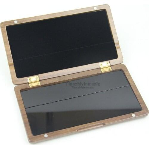 Handmade Maple Wood Sax Clarinet Reeds Case Box Hold 8 Reeds