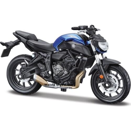 Maisto 1:18 scale Yamaha MT-07 2018 motorcycle replicas with authentic details motorcycle Model collection gift toy