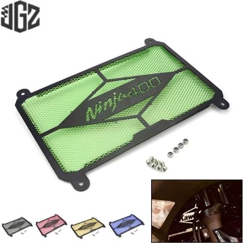 Motorcycle Stainless Steel Radiator Guard Bezel Grille Grill Protective Cover for Kawasaki Ninja 400 2017 2018 2019 Accessories