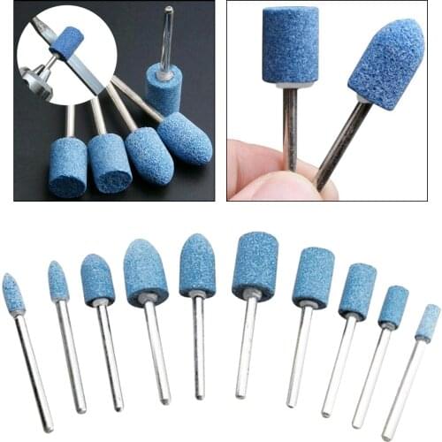Pack of 10 Cutting Burrs Rotary Files Bits for Die Grinder Metal Grinding Woodworking Drilling Carving
