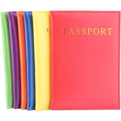 Brand Cute Passport Cover Women Russia Pink Passport Holder Travel Covers for Passports Girls Case for Passport PU leather