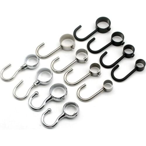 Kitchen Stainless Steel Hanging Tube Pipe Rod Hook for Wardrobe Bathroom