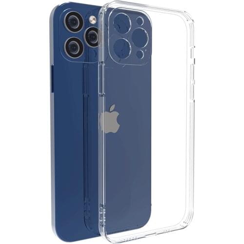 Invisible Air Strip Shockproof Case for IPhone 12 Transparent Coque Silicone Back Cover
