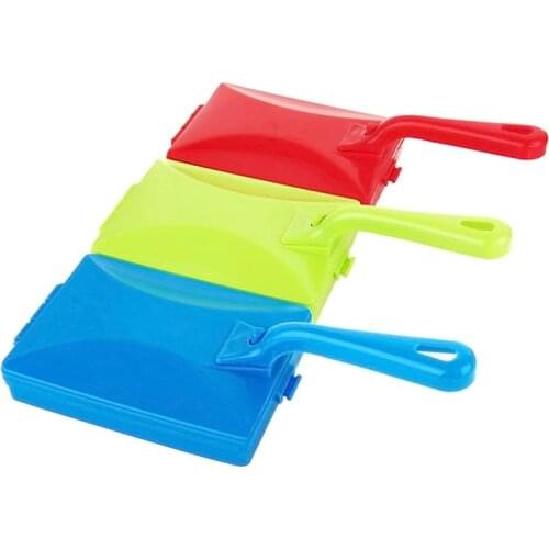 Double Brush Head Handheld Carpet Table Brush Plastic Cleaner Cleaning Sweeper Roller Dirt Home Brushes Crumb Accessaries T N2Y7