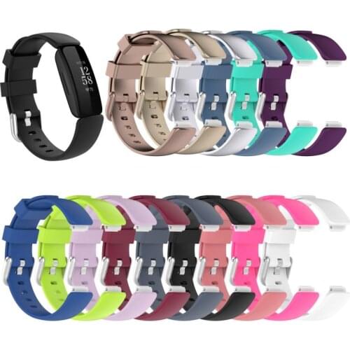Replacement Wrist Strap For Fitbit Inspire 2 Silicone Adjustable Wristband Soft Sport Bracelet Belt Smart Accessories Men 2021