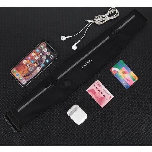 Sports Waist Bag Belts Men Women Running Bag For Airpods Pro Mobile Phone Pockets Fitness Outdoor Waist Pack Waterproof Belt Bag