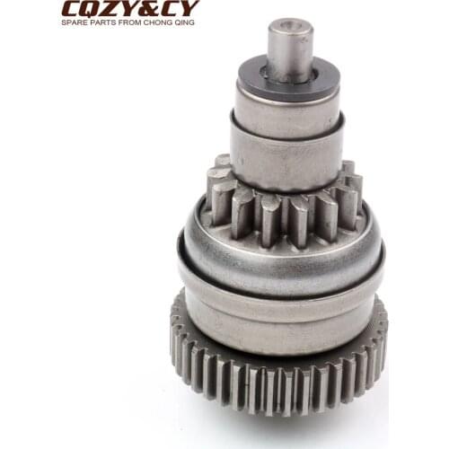 Starter bendix gear / starter clutch for DERBI Boulevard 125-150 02-04 vers125 08 Sonar 4T 125 09 100254730 14T/ 40T