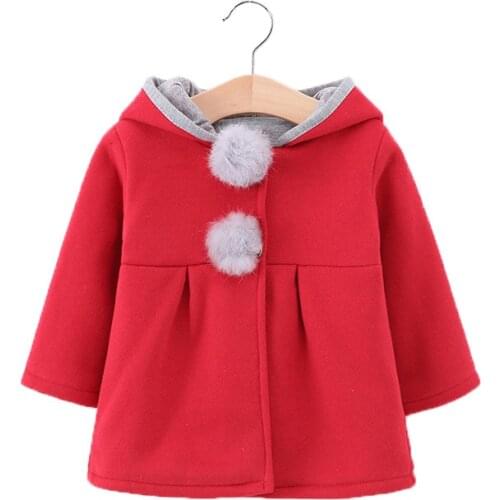 New Kids Hooded Sweater 2021 Toddler Baby Girls cute Clothes Solid Plain Hoodie Sweatshirt Tops Girl Autumn Winter Hoodies Coat