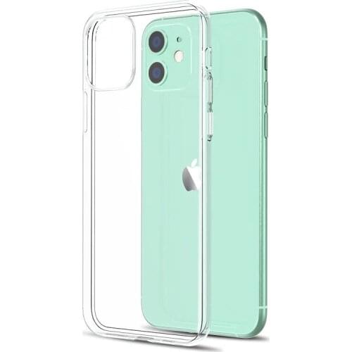 Ultra Thin Clear Phone Case For iPhone 12 7 Case Silicone Soft Back Cover For iPhone 11 12 Pro XS Max X 8 7 6s Plus 5 SE XR Case