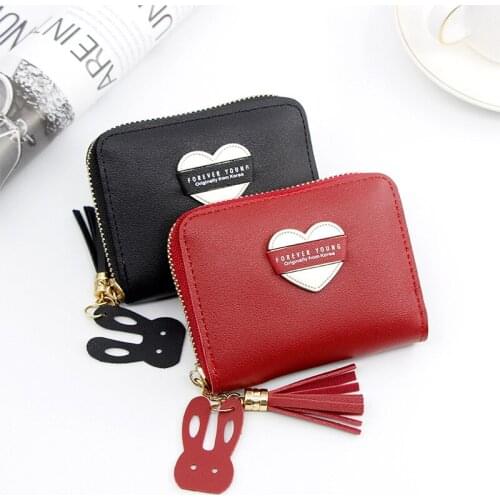 Wallet Women Purse Female Credit Card Holder Fashion Designer Pu Ms Wallets Short Coin Pocket Bag Pocket Photo Cash Money Clutch