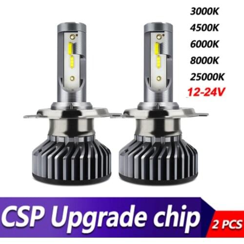 2Pcs LED Car Lamp H4 H7 H11 20000LM Canbus Car Headlight H1 H8 H9 9005 9006 HB3 HB4 Turbo Fog Light Headlamp Bulbs 12V 24V