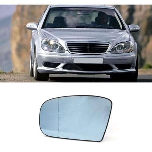 Car Heated Back Mirror Lens Clear Glass Automotive Interior Accessories Fit for Mercedes Benz W220 1998-2002
