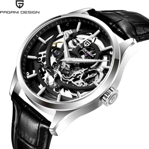 2021 New PAGANI DESIGN Mens Automatic Mechanical Watch Brand Luxury Waterproof Watch Men Skeleton Tourbillon Watch reloj hombre