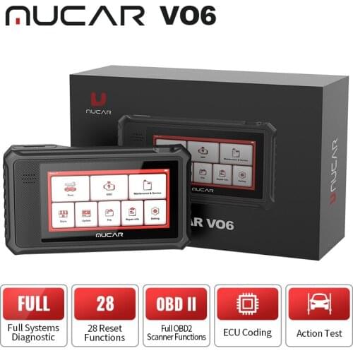 THINKCAR MUCAR VO6 obd2 Scanner Diagnostic Tools Full System Auto ECU Coding 28 Resets Lifetime Free Update PK Thinkscan Max
