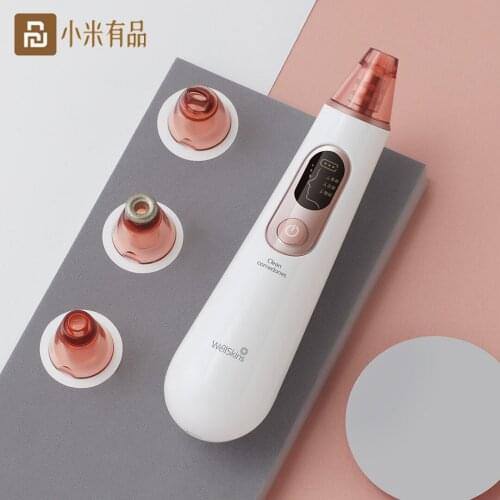 Youpin Wellskins Electric Blackhead Cleaner Deep Pore Cleanser Acne Pimple Removal Vacuum Suction Facial SPA Facial Care Tools