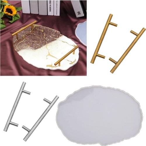 DIY Large Size Irregular Oval Wave Coaster Mold Cup Mat Silicone Resin Mold Epoxy Resin Cement Casting Art Craft Tools