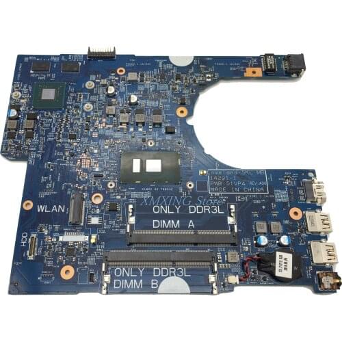 FULCOL For DELL latitude 3470 3570 Laptop Motherboard I7-6500U CPU N16V-GM-B1 GPU CN-00KCD9 601D33 0KCD9 Tested 100% work