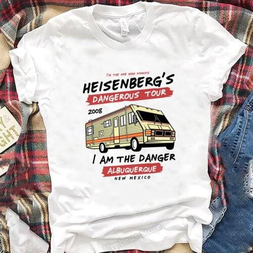 Heisenberg Dangerous Tour Shirt Better Call Saul Funny TShirt 100% Cotton Summer Top Tees